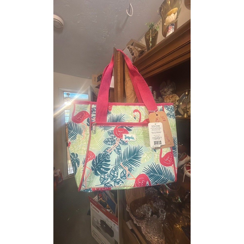 New flamingo, tropical‎ lunch bag